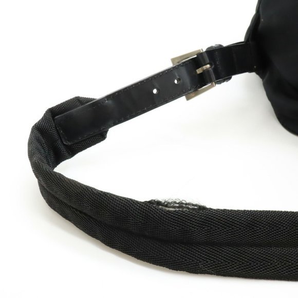 PRADA VELA Backpack Nylon Leather NERO Black B2811 - Picture 9 of 9